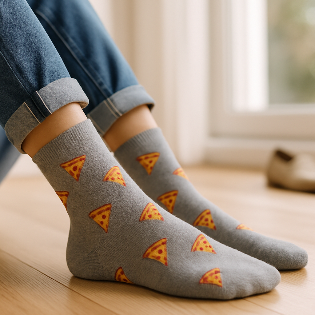 Künstlerische Grafiken Drucke für Socken – Pizza Socken 301813da 1941 481a bfca 6e371b435389